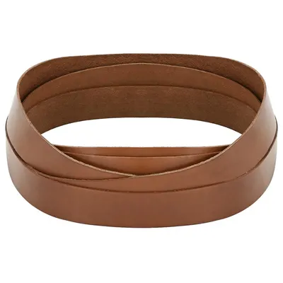 vidaXL Curea Din Piele Maro 200 x 3 cm Piele