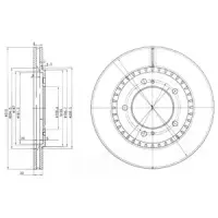 Disc frana DELPHI BG3821