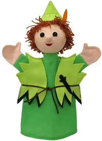 Papusa pentru teatru Moravska ustredna Brno - Peter Pan, 29 cm