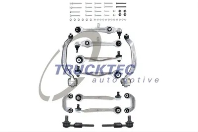 Set reparatie brate puntea fata TRUCKTEC pentru AUDI A4 B5, A6 C5; SKODA SUPERB I; VW PASSAT B5, PASSAT B5.5 1.6-4.2 11.94-03.08