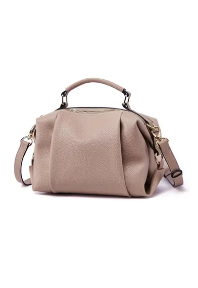Geanta bowler de piele Celine - Maro camel