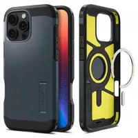 Husa MagSafe pentru Apple iPhone 16 Pro Max, Spigen, Tough Armor, Albastra ACS08014