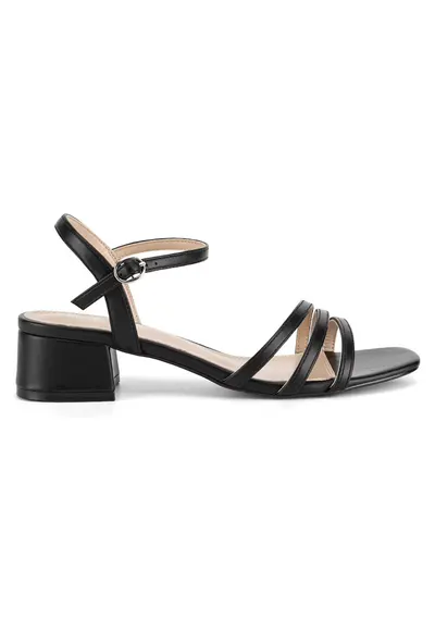Sandale dama - negru - sintetic
