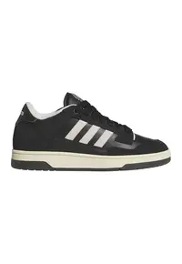 Pantofi sport Rapid Court cu garnituri din piele intoarsa - Negru/Alb optic