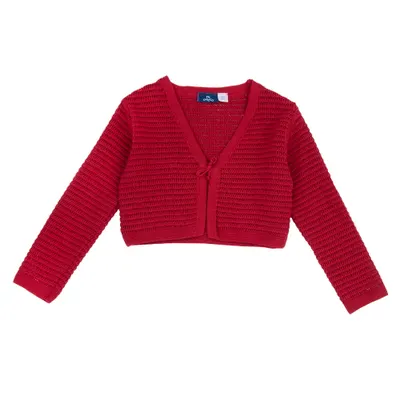 Cardigan copii Chicco tricotat, visiniu, 01985-70MC