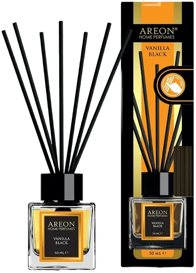 Bețișoare parfumate Areon Lux - Vanilla Black, 50 ml