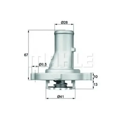 Termostat, lichid racire MAHLE ORIGINAL TI 68 87D