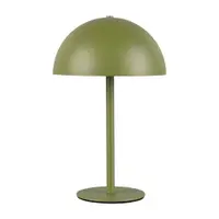 Veioză verde LED cu abajur din metal (înălțime 21 cm) Munoz – Reality