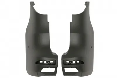 Bara corner spate stanga dreapta (set; versiunea cu usa spate, cu suport pentru senzorul punct mort, negru) potrivit RENAULT KANGOO III Van 01.21