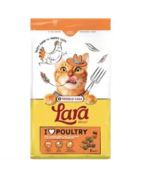 VERSELE-LAGA Lara Adult Turkey &amp; Chicken 7 kg hrană pisici, curcan și pui