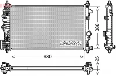 Radiator motor potrivit OPEL INSIGNIA A 2.0D