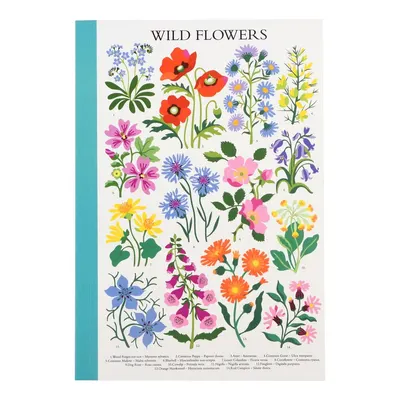 Carnețel 60 pagini A5 Wild Flowers – Rex London