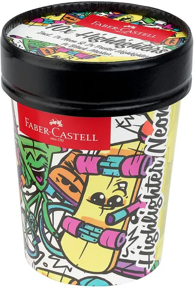 Set de markere Faber-Castell 1546 - Ice Cream Neon, 10 bucăți