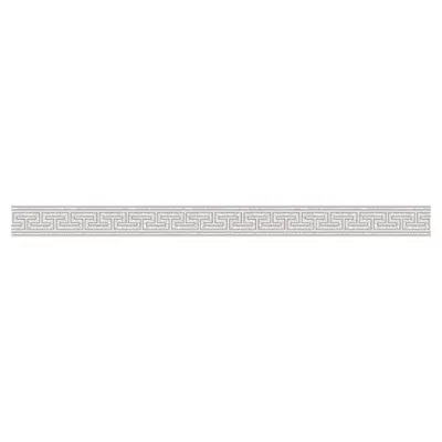Brau decorativ faianta baie / bucatarie Marmo Borghini Light 4.5X65