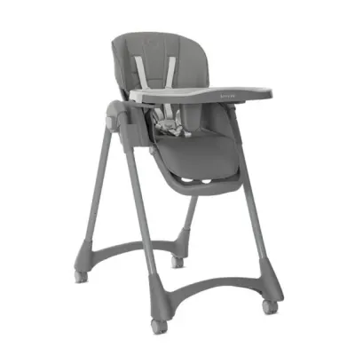 Scaun de masa, Lorelli Tummy Time, reglabil multiple pozitii, roti din silicon, Grey