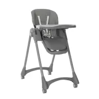 Scaun de masa, Lorelli Tummy Time, reglabil multiple pozitii, roti din silicon, Grey