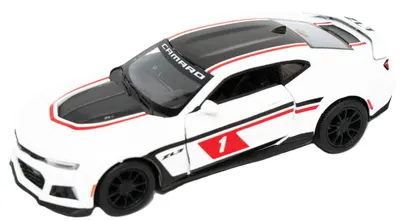Mașinuță metalică Kinsmart - 2017 Chevrolet Camaro ZL1, #1,1:38, albă