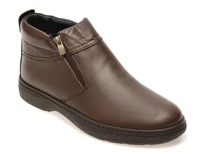 Ghete OTTER maro, SH9000, din piele naturala