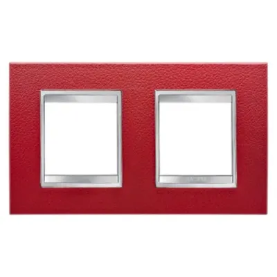 Placa ornament CProiector HORUS LUX international - IN TECHNOPOLYMER LEATHER FINISHING - 2+2 modul HORIZONTAL - RUBY - CProiector HORUS