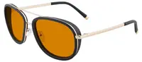 Ochelari de calculator Gunnar - Quantum Dume, aurii, chihlimbar