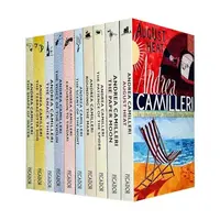 Andrea Camilleri Inspector Montalbano Mysteries 10 Books Collection Set