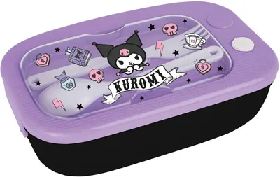 Cool Pack Kuromi - Sketch cutie pentru mâncare, cu tacâmuri
