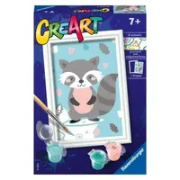 Ravensburger - CreArt pictura pe numere pentru copii raton dragalas