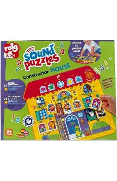Puzzle cu sunete: Casa