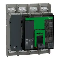 Intreruptor automat, ComPacT NS800L, 150kA la 415VAC, 4P, fix, cu operare manuala, echipat cu unitate de declansare MicroLogic 2.0, 800A
