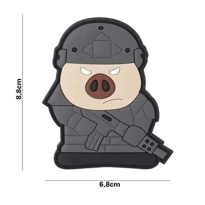 Patch Tactical Pig velcro 3D - Default Title