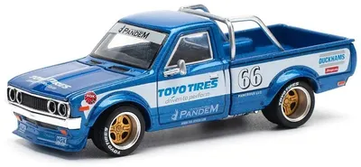 Model de colecție Pop Race Limited Modern: Mașini - Pandem Datsun 620, blue