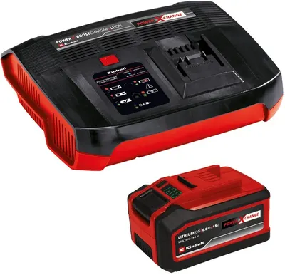 Kit de pornire Einhell - Power X-Change Plus, 18V 4-6Ah, 1350W