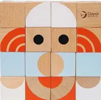 Puzzle din lemn pentru copii Classic World - Blocuri geometrice