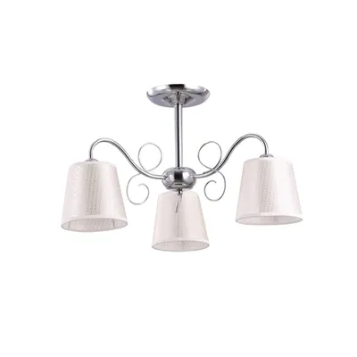 Lustra Ivy Crom+Alb 3xE27 60W