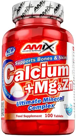 Calcium + Mg & Zn, 100 tablete, Amix