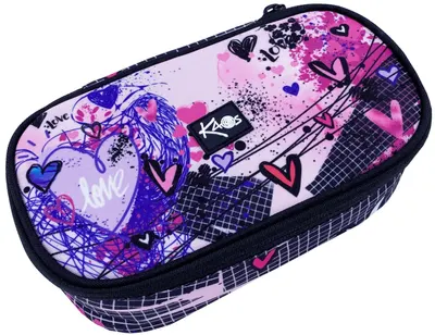 Penar școlar oval Kaos Maxi - Pink Love