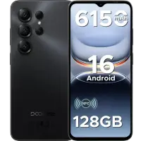 Telefon Doogee Note 56X Pro, 4G, Octa-Core, 6.56 HD+ 90Hz, 4GB RAM, 128GB, NFC, 6150mAh, Android 16, Black