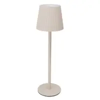 Lampă de masă, LED Touch, 10x36 cm, crem, 3 trepte de intensitate, lumină alb cald