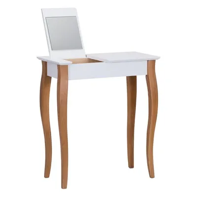 Măsuță de toaletă cu oglindă Ragaba Dressing Table, lungime 65 cm, albă