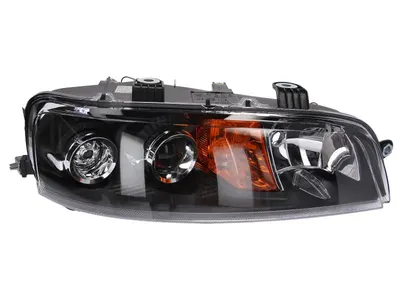 Far dreapta potrivit FIAT PUNTO 1999-2003 - (H7, reglaj electric, fundal negru)