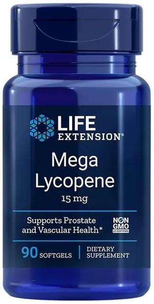 Mega Lycopene, 15 mg, 90 capsule gelatinoase moi, Life Extension