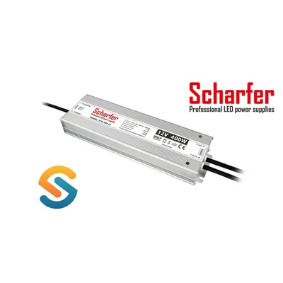 Sursa de alimentare pentru banda led- 400W 230AC/12VDC IP67 -garantie 7 ani