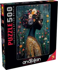Puzzle Anatolian din 500 piese - Frumoasă fată africană