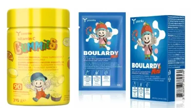 Jeleuri cu vitamina C pentru imunitate copii si adulti + Boulardy Mini, probiotic copii + zinc, (3+ ani)