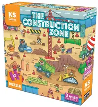 Puzzle KS Games de 12 piese - Construcții