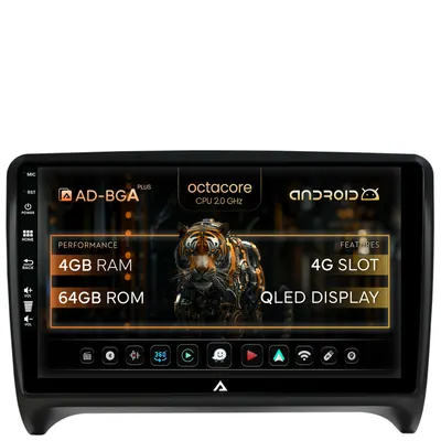 Navigatie Audi TT, Android, A-Octacore 4GB RAM + 64GB ROM, 9 Inch - AD-BGA9004+AD-BGRKIT426