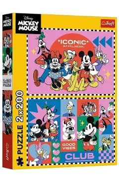Puzzle 2 x 200: Disney Mickey Mouse: Timp cu prietenii