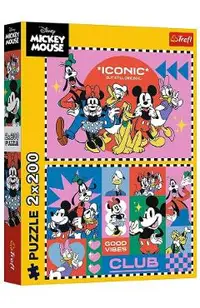 Puzzle 2 x 200: Disney Mickey Mouse: Timp cu prietenii