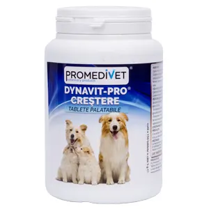 Dynavit-Pro Crestere, supliment pentru catei in perioada de crestere, 150 tablete