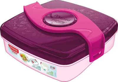 Cutie pentru mâncare Maped Origin Kids - Roz, 520 ml